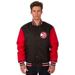 Atlanta Hawks Poly-Twill Jacket (P03blk/red)